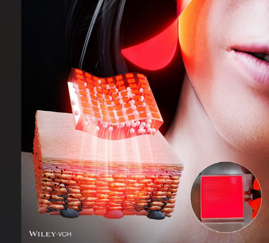 KAIST가 개발한 '면 발광 마이크로 LED 패치' 관련 연구성과가 실린 국제 학술지